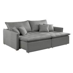 Imagem de Sofá Cama Com Molas Bonnel Retrátil Veludo Roma 1.60X1.45 - Hage Shop