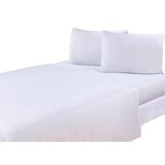 Imagem de Lençol Elástico 100% Poliéster - 1,88M X 1,38M X 20cm - 2 Fronhas 70cm