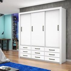 Imagem de Guarda-Roupa Casal Anjos 3 Portas - Carioca Móveis