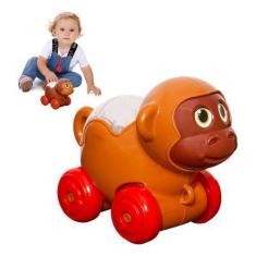 Imagem de Baby Fofo Macaco Brinquedo Infantil Educativo Para Bebês - Mercotoys