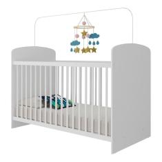 Imagem de Berço Para Colchão 60x130cm Sonho Multimóveis Bb0515 Branco Branco