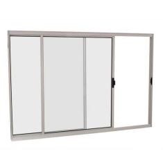 Imagem de Janela de Correr em Alumínio 100 x 150 x 6 cm 2 Folhas V. Boreal Direi