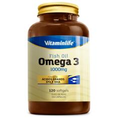Imagem de ÔMEGA 3 VITAMINLIFE 1000MG COM 120 CáPSULAS 