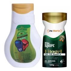 Imagem de Kit Massagem Para Alívio Da Dor: Gel Nocauteador + Gel De Arnica Fitos