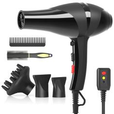 Imagem de Secador de cabelo Conhaze Professional Ionic 2400W para cabelos cacheados