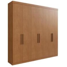 Imagem de Guarda roupa herval ph 1707 - cor carvalho vermontt - com espelho