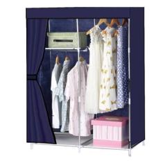 Imagem de Guarda roupa portatil cabideiro prateleira sapateira organizador quart