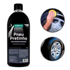 Imagem de Pneu Pretinho Brilho Intenso Abrilhantador Vintex Vonixx 1.5L