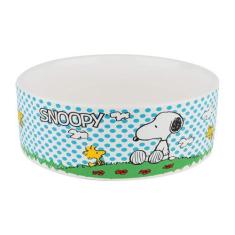Imagem de Comedouro Zooz Pets Cerâmica Snoopy Charlie Brown para Cães - Tamanho 