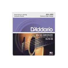Imagem de Encordoamento Violão DAddario 011-052 EJ13-B Custom Light