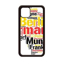 Imagem de Ilustração estilo mapa da cidade da Alemanha para iPhone 12 Pro Max capa para Apple Mini Mobile Case