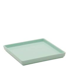 Imagem de Prato Square Quadrado 13,5x13,5 Verde em Polipropileno Linha Tendência Vemplast