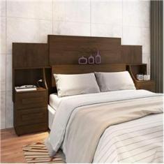 Imagem de Cabeceira Casal Extensível com 2 Mesa de Cabeceira Síria