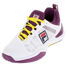 Imagem de Fila Women`s SpeedServe Energized Tennis Shoes White and Magenta Purple