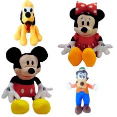 Imagem de 04 Pelúcias Mickey Minnie Pateta e Pluto 45cm