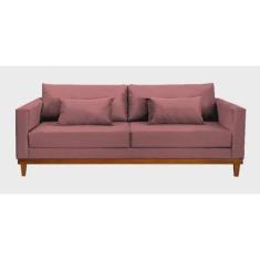 Imagem de Sofá Chesterfield London Suede Rosa