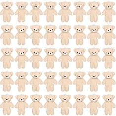 Imagem de 40 pcs mini urso brinquedo 4,7 polegadas pelúcia urso macio 