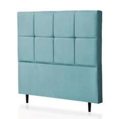 Imagem de Cabeceira King Poliana 195 CM Suede  Turquesa- D A Decor