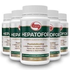 Imagem de Kit 5 Hepatofor Vitafor 60 Cápsulas