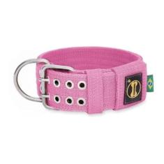 Imagem de Coleira Cachorro Grande Forte Coleira Amorosso Cor Rosa
