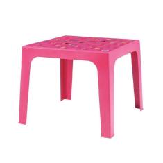 Imagem de Mesa de Plástico Mor Kids 15151601 Quadrada com 4 Lugares Rosa