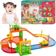 Imagem de Pista De Carrinhos Brinquedo Corrida Infantil 2 Carrinhos - Divplast