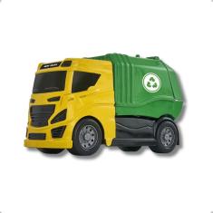 Imagem de Caminhão De Brinquedo Coletor De Cargas - Bs Toys Reciclados Lixo