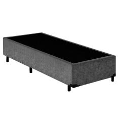 Imagem de Cama Box Solteiro Starflex Suede Cinza 78x188x42