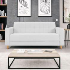 Imagem de Sofá 2 Lugares 180cm Suede Dallas Maranata Estofados Branco