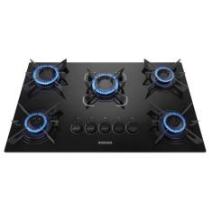 Imagem de Fogão Cooktop Itatiaia Electra 5 Bocas Mesa de Vidro Preto 127/220V Tr