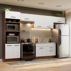 Imagem de Cozinha Completa Madesa Agata 350001 Com Armário E Balcão (Sem Tampo E