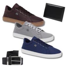 Imagem de Kit Leve Mais po Menos 3 Tênis Masculino + Cinto + Carteira - Bless Ac