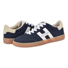 Imagem de Tommy Hilfiger Tênis feminino Maisie, Azul escuro/marfim 400, 38