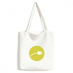 Imagem de Cabo de carregamento  padrão sacola sacola sacola sacola de compras bolsa casual bolsa de compras