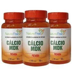 Imagem de Kit 3 Cálcio Mdk Premium 60 Cápsulas 950Mg