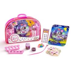 Imagem de Bolsa Fashion Infantil Maquiagem Esmalte Hipoalergica Encanto/Sereia 1020 menina ED1 Brinquedos