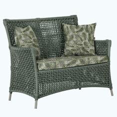 Imagem de 1 Sofá área Externa Igapó Alumínio Fendi Corda Náutica E5 Verde