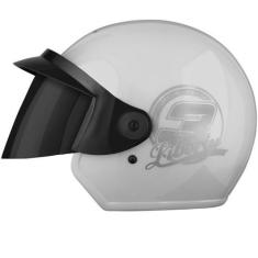 Imagem de Capacete Moto Aberto Pro Tork Liberty Three 3 Viseira Fumê, BRANCO, 56