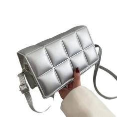 Imagem de Bolsa Pequena Carteira Quadriculada Crossbody Ombro Mão - Modas Fagund