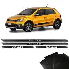 Imagem de Kit Soleira Diamante Gol Rallye G4 G5 G6 E Protetor De Porta