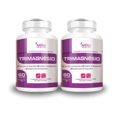 Imagem de 2x Trimagnésio (taurato,malato e bisglicinato) 60 Capsulas de 500mg Nataly