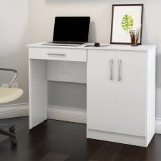 Imagem de Mesa Computador Quarto Escritorio Space Branco