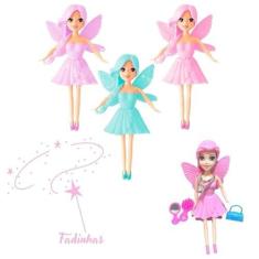 Imagem de Boneca Fada Linda Fashion Looks Acessórios Incríveis - Fadinha Boneca Abbie Art Brink - PANAMI