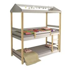 Imagem de Beliche Solteiro Manuela com LED Branco/Natural