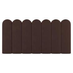 Imagem de Painel Cabeceira Cama Box Solteiro Lana 100cm Linho Marrom - Abmaza
