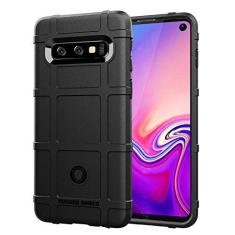 Imagem de Capa para Samsung Galaxy S10, proteção robusta, material TPU de fibra de carbono, macio, antiderrapante, macio, anti-impressão digital, capa totalmente protetora para Samsung Galaxy S10