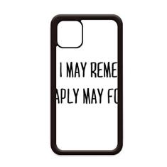 Imagem de Capa com citação de poesia Haply I May Remember para iPhone 11 Pro Max para Apple Mobile Case Shell