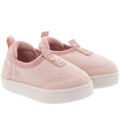 Imagem de Tênis Infantil Molekinha Bebê Soft Pop Casual Matelassê Rosa - 23-Feminino