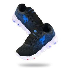 Imagem de Tenis de menino Infantil led Candy Masculino - infinitty, Preto, Azul,