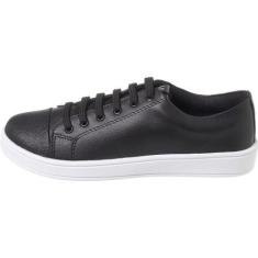 Imagem de Tenis Feminino Casual Flat  Sapatenis Star - 8201-003 - Alias, Preto, 